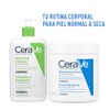 CeraVe rutina corporal piel seca: Limpia + hidrata