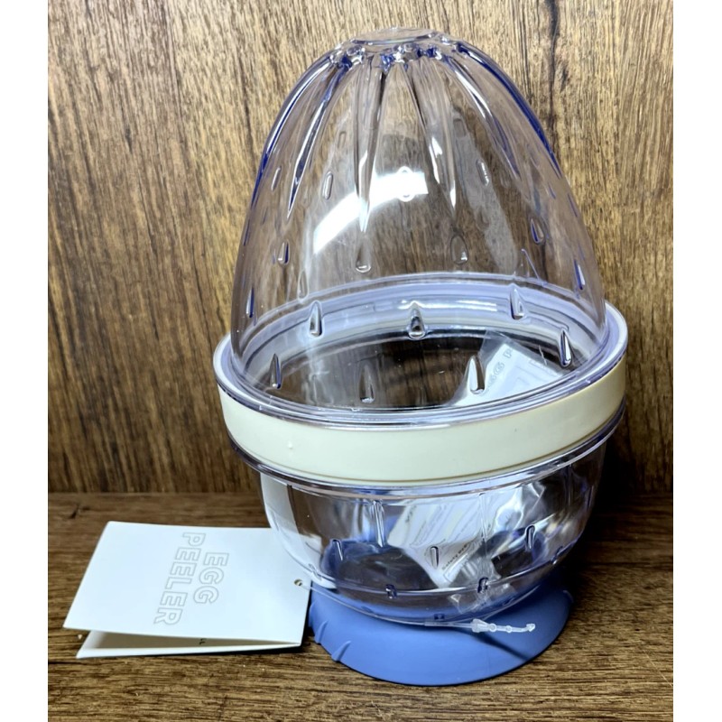 Target NEW Vivitar Clear Acrylic Egg Peeler Hard Boiled Eggs