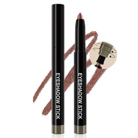 Glitter Cream Eyeshadow Stick, Waterproof High Pigmented Shimmer Eyeliner Pencil Eye Shadow Pen, Smudge-Proof & Long Lasting Crayon Eyeshadow Built-in Sharpener, Eye Brightener Makeup Gift for Women-03#