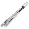 mila schon mst8394 Mira Sean Slit Plate Purple Glass Tie