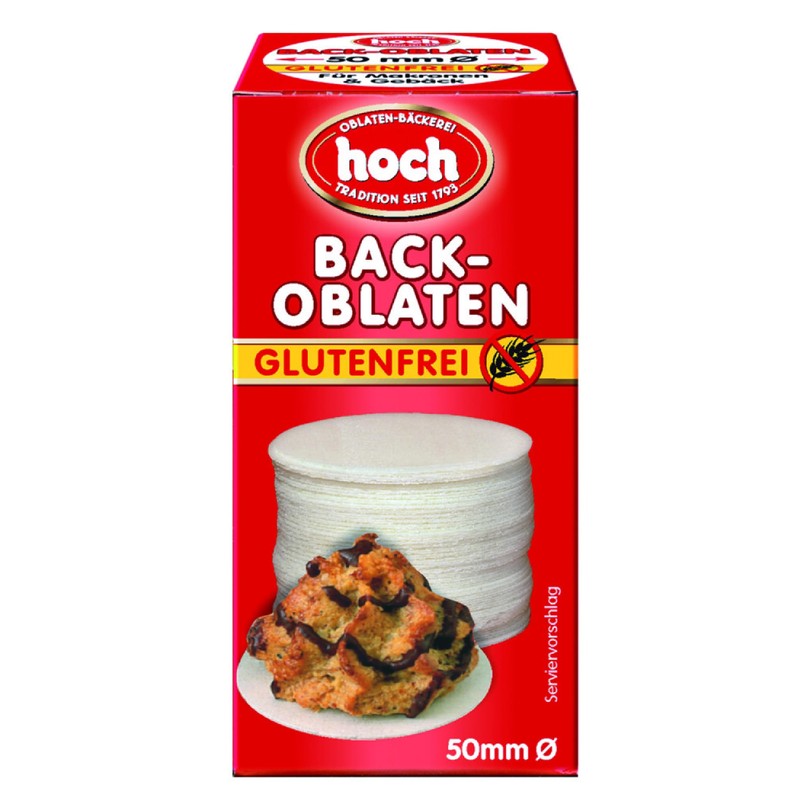 Hoch Round Baking Wafer Paper 50 mm 35 g per