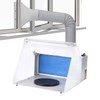 Anesty Airbrush Spray Booth with Bright LED Lights Turn Table