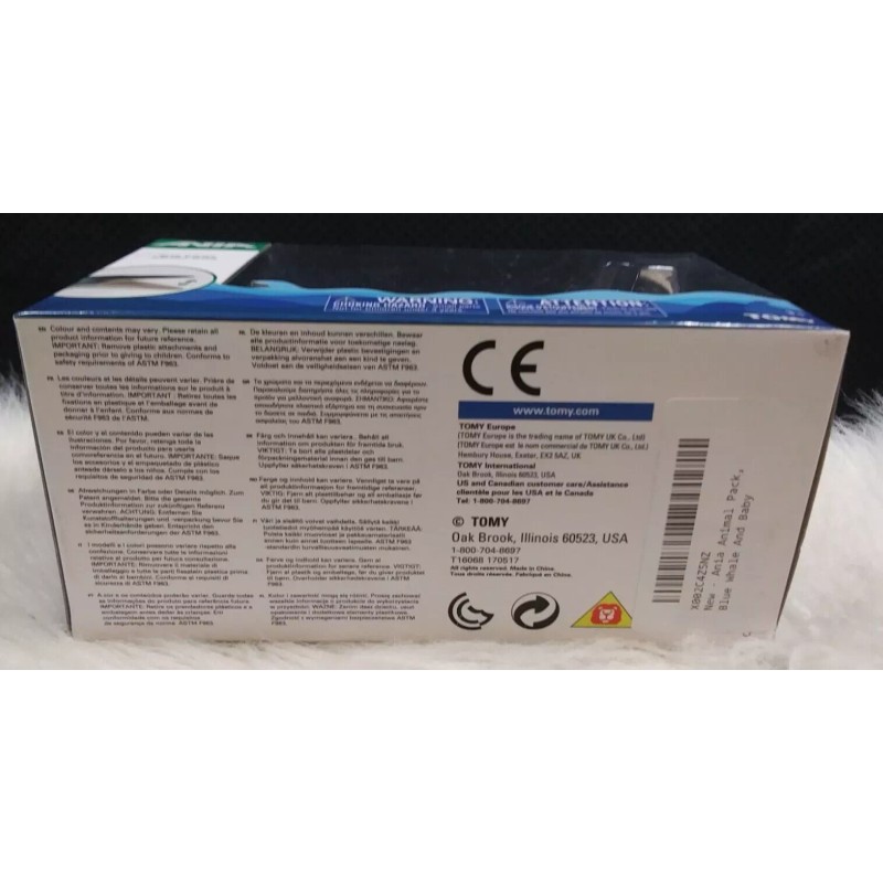 Tomy Ania Blue Whale & Baby