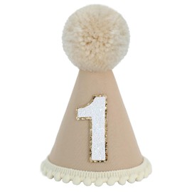 Ereniko Boho Plush Wild One 1st Birthday Hat Boy The Big One Party Hat Brown First Birthday Party Hat for Baby