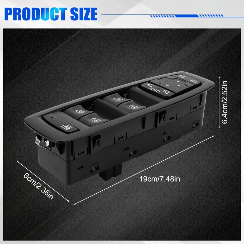 Premium Power Window Switch for Renault Kadjar/Megane 4/Scenic/Talisman (2015-2023) –
