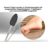 Ceramic cutter for quick callus removal, corneal sander, foot care