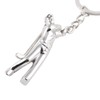 Fat-catz-copy-catz Golf Figure Keyring Silver Tone