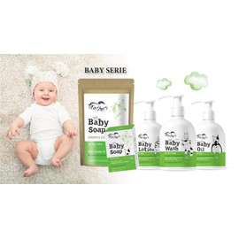 Feathers Baby Natural Bath Products, BABY SOAP with Organic Olive Oil, For Hair & Body, Parafin Free & Paraben Free, Vegan, Cruelty Free - 100g