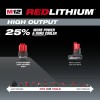 Milwaukee M12 Redlithium High Output Cp2.5 Battery Pack