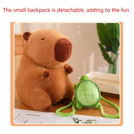 Suweiyuanshiyi Capybara Gifts, Cute Products, with Turtle Backpack, Can Be Used as Adult Birthday Gifts