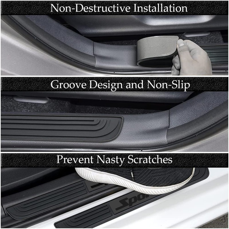 Car Rear Bumper Protector Guard, 35.4 * 2.76 Inch Universal