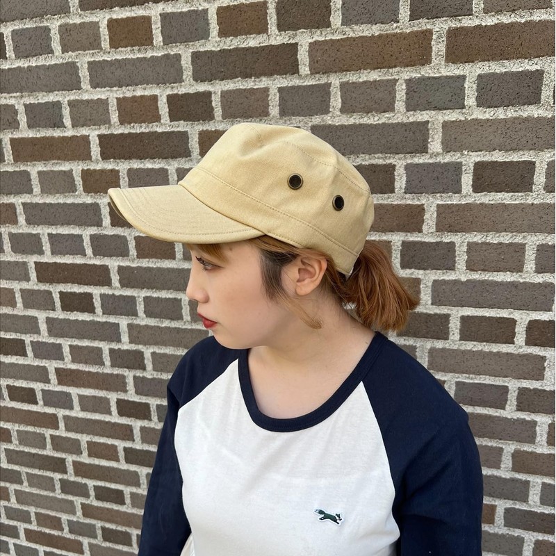 SIDE TRIP Original Work Cap, Large, Plain, Cotton, Deep, Men's,