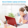 LORADAR Laptop Cable Lock - 6.7Ft Security Cable with Adhesive
