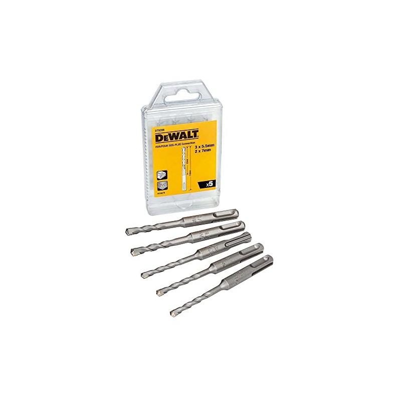 Dewalt DT9398 5 Piece SDS Plus Drill Bit Set