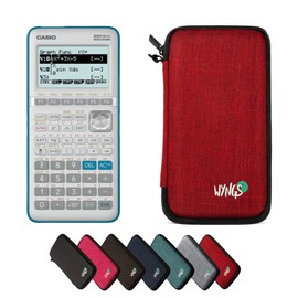 Casio Graph 35+E II including a WYNGS protective case in Red - Basic Set (French)