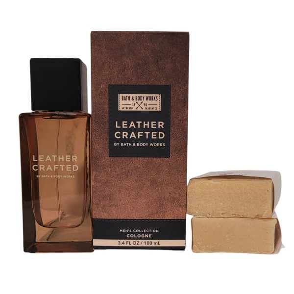 Bath and Body Leather Crafted Cologne 3.4 oz. with Rosebud