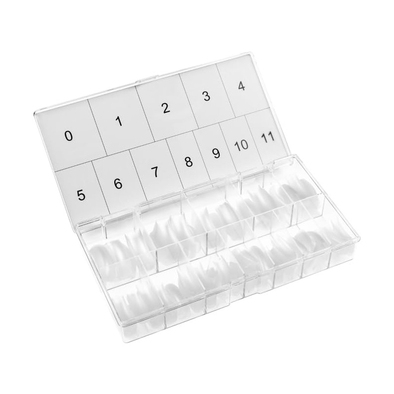 Americanails Nail Tips - Square (Deep "C" Curve) 600ct –
