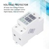 Digital Display 2P Voltage Protector Automatic Reset Under Over Voltage