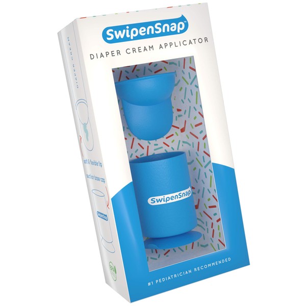 SwipenSnap "As Seen On SharkTank" US Patented One Hand Diaper Cream Applicator For Desitin Diaper Cream