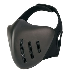 TPU Outdoor Tactics Face Shield Protection Equipment for Field Shooting Hunting CS Simulation GamesBlack