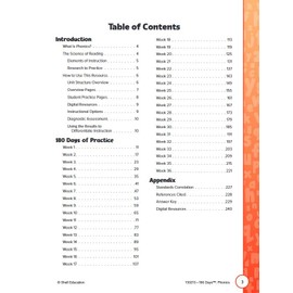 180 Days(tm) Phonics for First Grade: Practice, Assess, Diagnose (180 Days of Practice)
