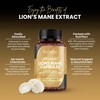 Nutroliq Organic Lions Mane Capsules - 20:1 Dual Extract -