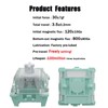 Zjmehty GATERON Magnetic Jade Switches for Magnetic Mechanical Keyboards,Linear 30gf/electromagnetic