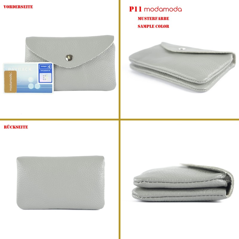 modamoda de P11 Women's Leather Purse Medium Handmade in Italy,