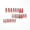 Long Press on Nails Acrylic False Nails for Women 24PCS.