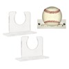 2pcs Baseball Bat Holder for Vertical Display Sturdy Acrylic Bat