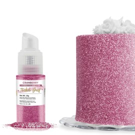Bakell Cranberry Tinker Dust Edible Glitter Spray Pump