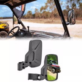 21ST UTV Rear View Side Mirrors Set For Polaris Ranger XP 900 500 570/General 1000