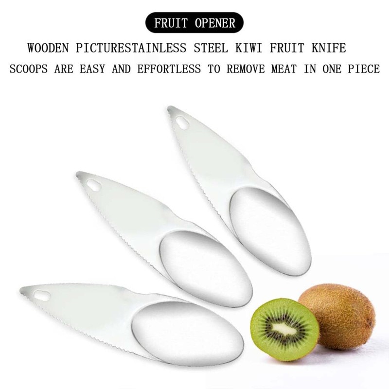 CVNRCLP 6-Piece Fruit Opener Set - Kiwi Spoon & Slicer