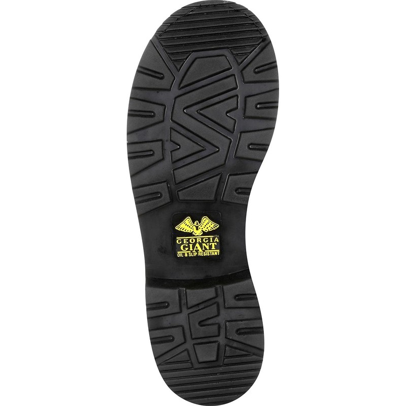 Georgia Boot Mens Giant Revamp Brn 6" Work, Brown, 9