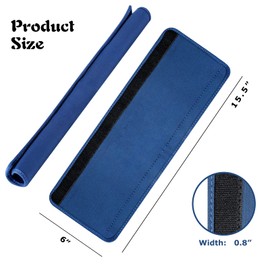 Miaowater 4 PCS Refrigerator Door Handle Covers Kitchen Appliance Decor Handles Anti-Skid Anti-Static Protector Fridge, Dishwasher Oven Keep Off Fingerprints,Food Stains (Blue)