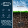 Varomorus Stainless Steel Soil Probe Rod, Septic Tank Locator for