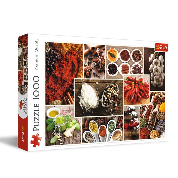 TREFL 1000 Piece Jigsaw Puzzles, Spices, Food Puzzles, Collage Puzzles, Adult Puzzles, Trefl 10470