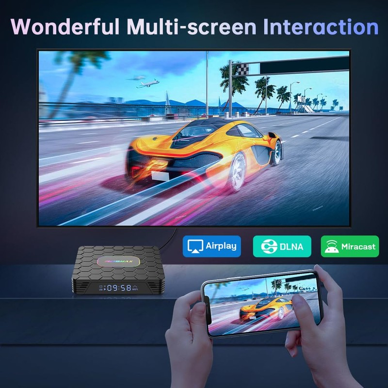 Android TV Box with Quad Core ARM Cortex A53 CPU