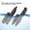 1 Pair Solar Branch Connector Panel Parallel Connection Cable Splitter