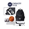 TRAILKICKER Basketball Bag Backpack for Men Women with Ball &