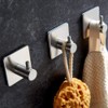 TECHVIDA 18/8 Ganchos de Baño Conjuntos de 4Pack - 304