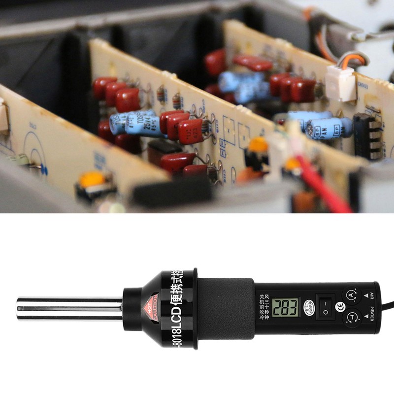 450W LCD Adjustable Electronic Heat Hot Air Gun Desoldering Soldering