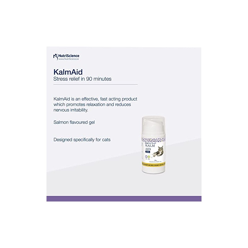 Swedencare UK KalmAid Cat Gel 50 ml for Cats Calming