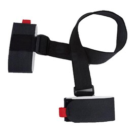 IKOPFLN Ski Strap Ski Shoulder Straps with Secure Attachment Ski Accessories for Easy Transport of Your Ski Equipment Adjustable Size Ideal for Men Women and Children, red