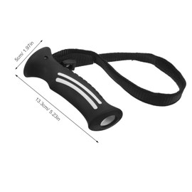 Gatuida Cane Replacement Hand Grip for Trekking Poles Ergonomic Plastic Handle with Wrist Strap Weather Resistant Slip Grip for Climbing Skiing and Hiking Accessories