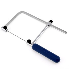 TopHomer 1 Pack Coping Saw U-Shaped Frame High Carbon Steel Hand Woodworking Saw for Jewelry Craft Wax Ring Cutting Metal Saw Making