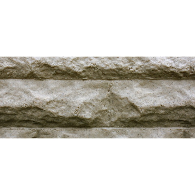 Garden Wizard 4 Foot Stone Landscape Border Wall - Sandstone