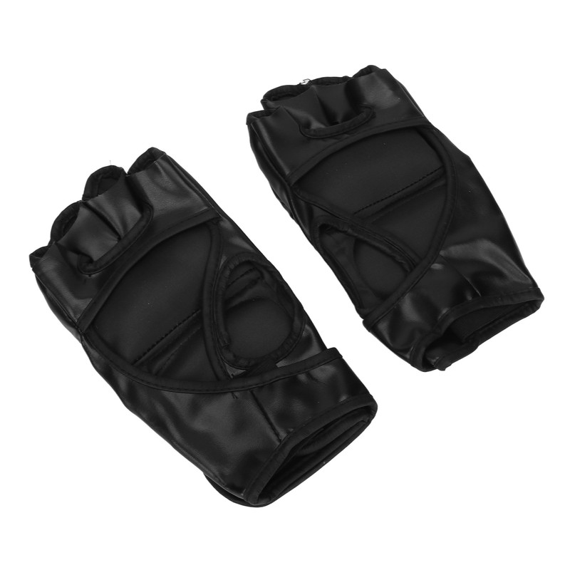 Hand Taekwondo Gear Glove Half Finger Safe Adjustable Wrist Band