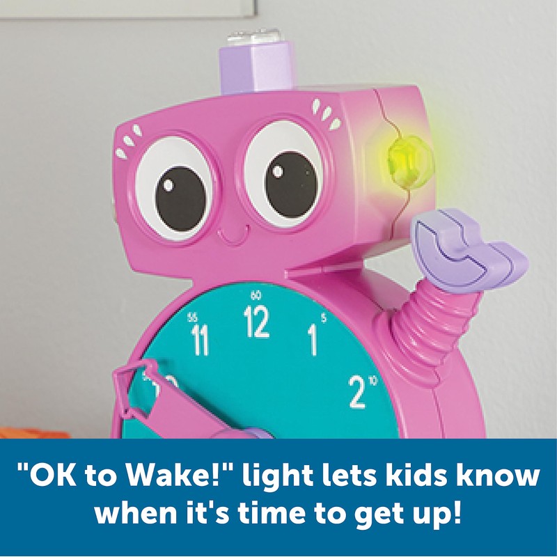 Learning Resources Tock The Learning Clock Pink - Digital Clock