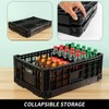 QTJH Collapsible Storage Bin Containe，52 Liter Transferheavy duty plastic storage